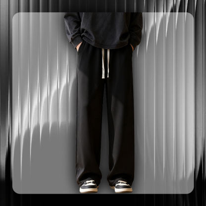 Men's Loose Fit Casual Straight Pants