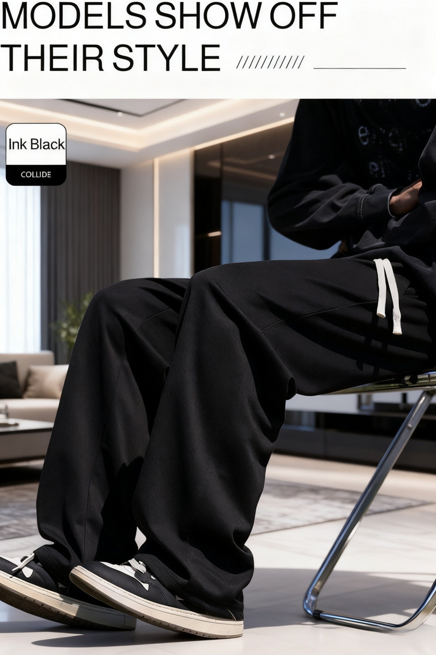 Men's pants suitable for work and leisure