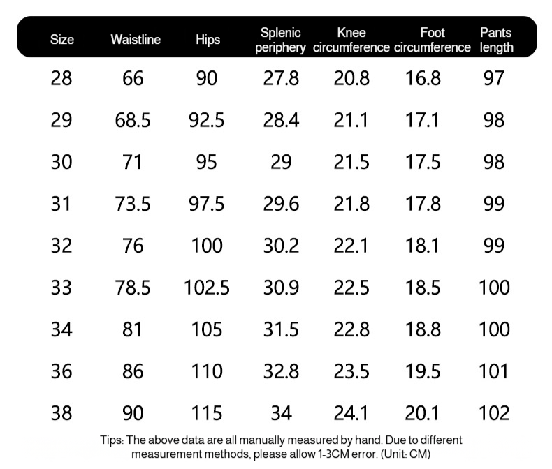 Men's pants showcasing sleek look