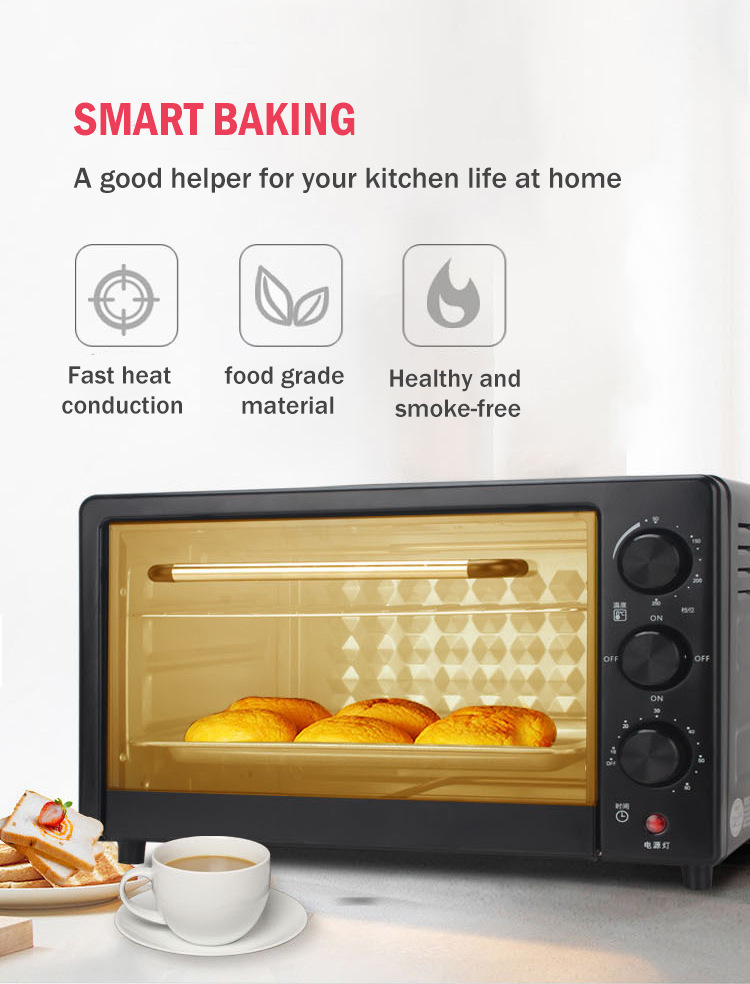 Mechanical visual microwave oven