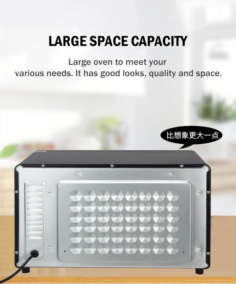Mechanical visual microwave oven