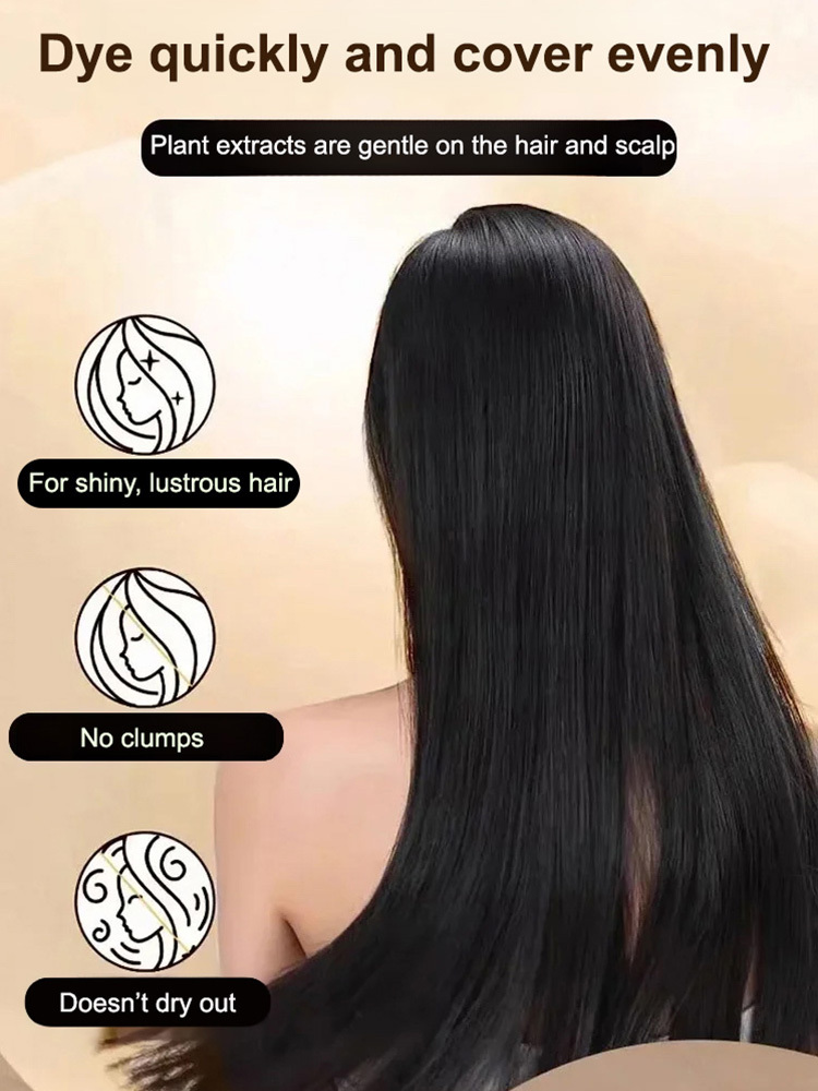 [Re-dye at any time to avoid embarrassment] Waterproof and sweat-proof hair dye comb