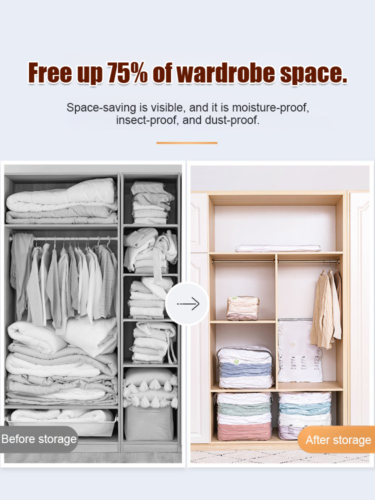 Vacuum-free three-second compression 3D storage bag