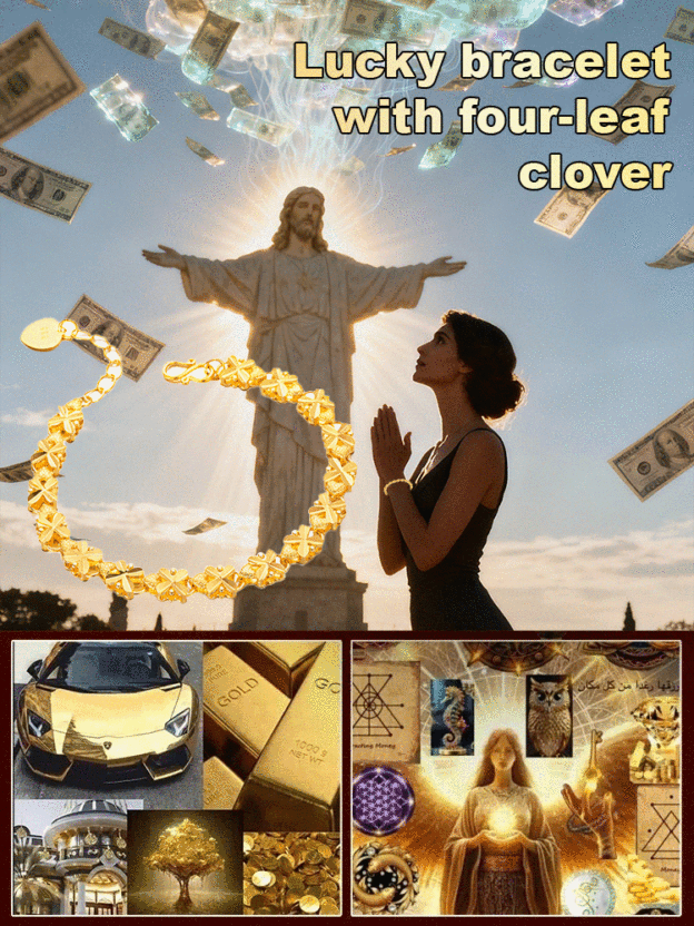  Lucky Clover Transfer Bracelet