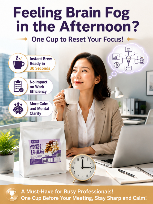 Calming & Brain-Nourishing Jujube Seed Walnut Powder