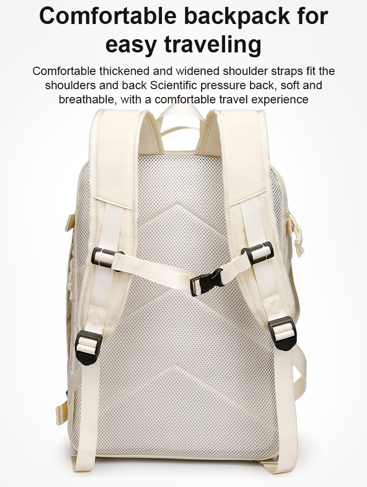 [Hold the whole world] Box-style large-capacity luggage backpack