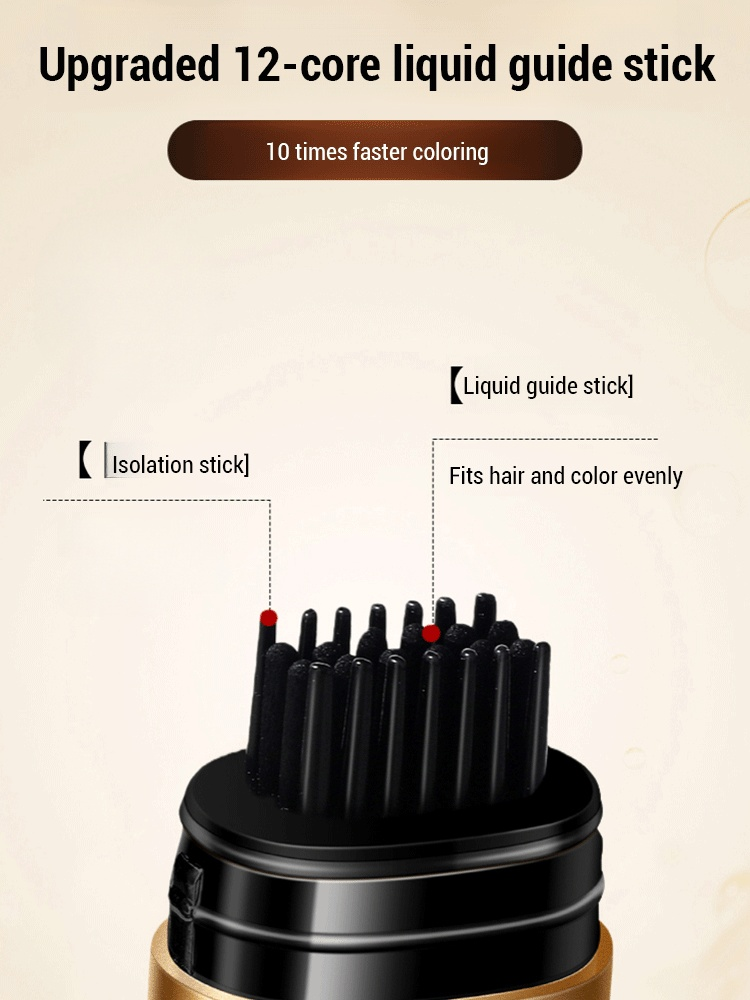 Plant Extract Quick-Dry Gray Hair Cover Stick