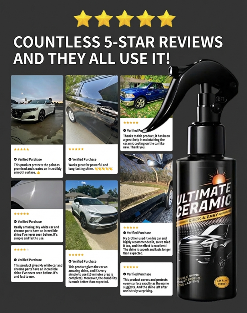 Ultimate Car Ceramic Gloss Coating Spray
