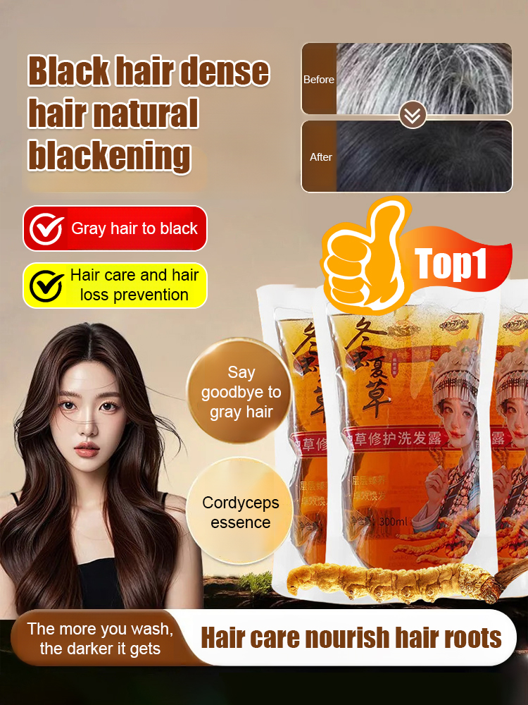 Cordyceps Oil-Control Shampoo [The More You Wash, The Darker Your Hair]