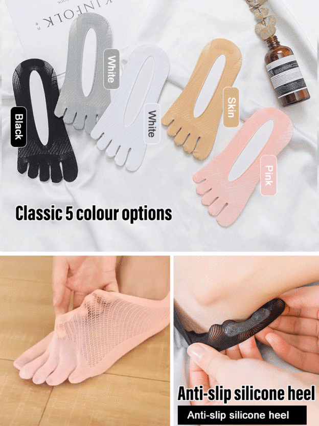 [Buy 1 Free 2] Unisex invisible corrective five-toe socks