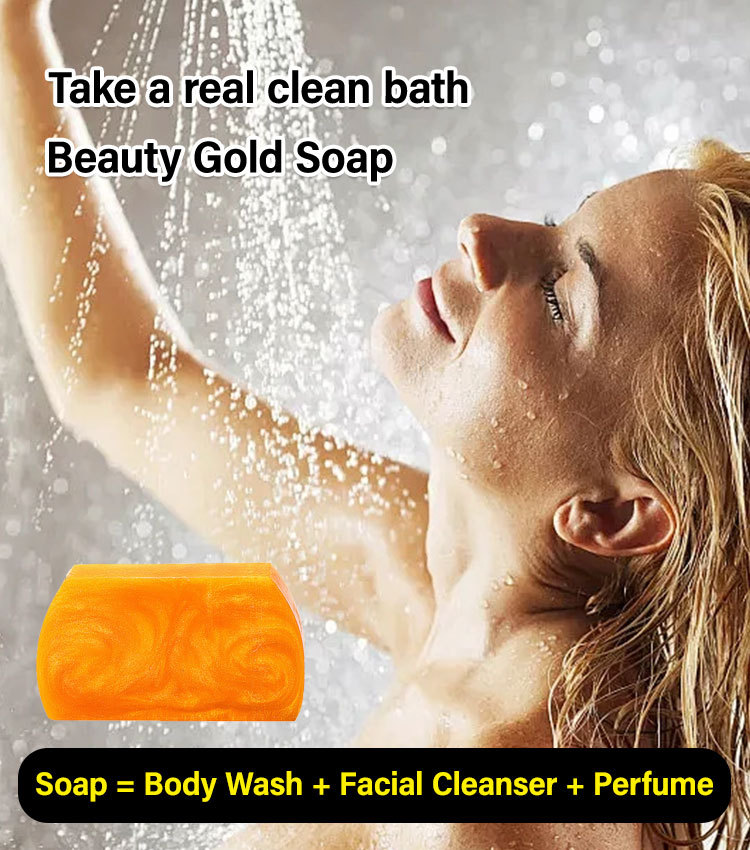 [Anti-Acne, Silky, Nourishing] Luxury Gold Soap