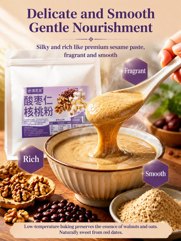 Calming & Brain-Nourishing Jujube Seed Walnut Powder