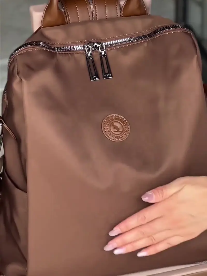 【Compatible with Trolley Cases】Multi-Carry Thickened Oxford Cloth Backpack