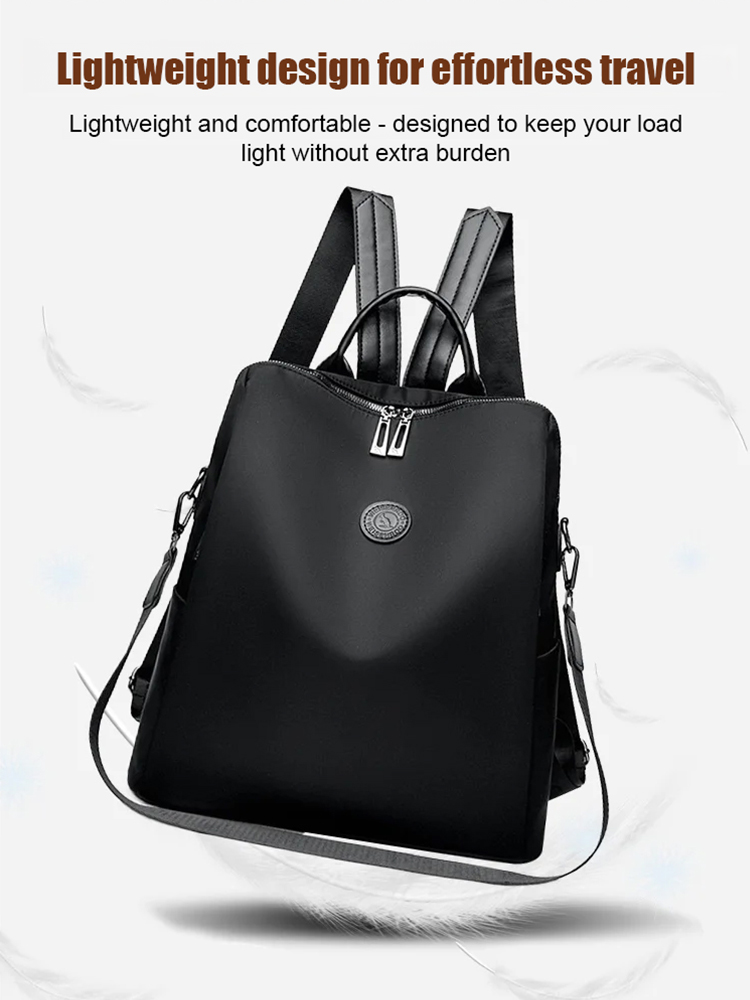 【Compatible with Trolley Cases】Multi-Carry Thickened Oxford Cloth Backpack