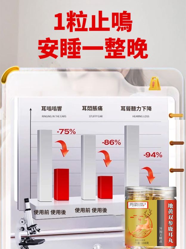 大容量升級中藥草本地黃雙參鹿耳丸