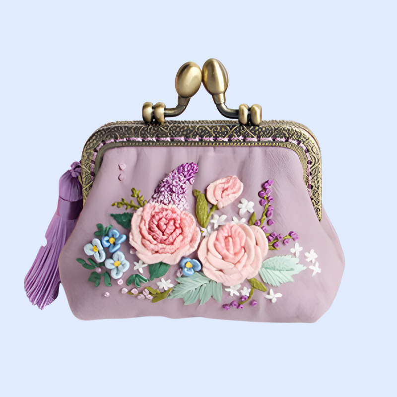 手工藝蘇繡花包布