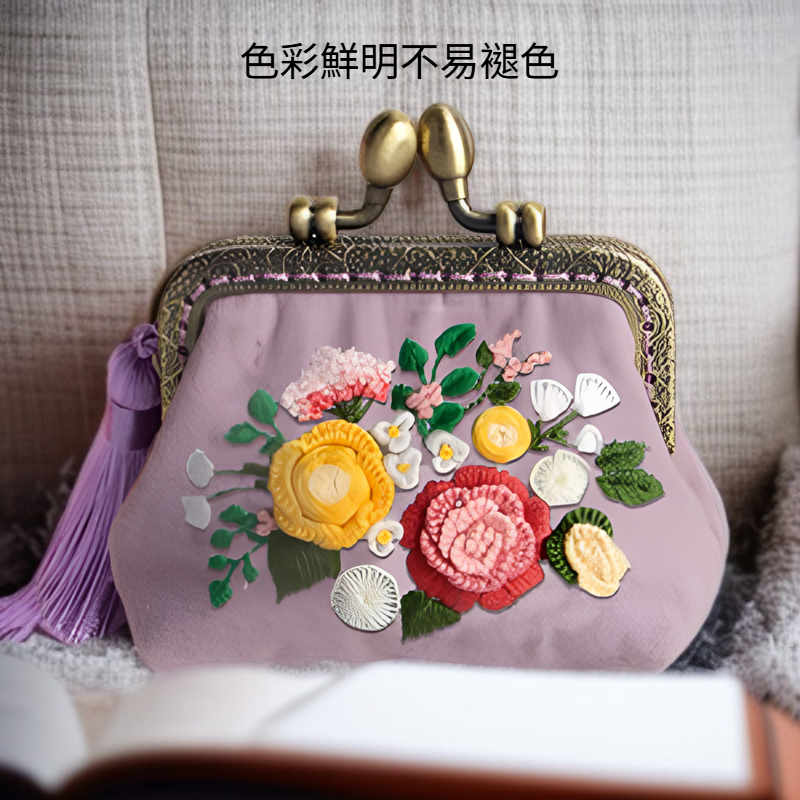 手工藝蘇繡花包布