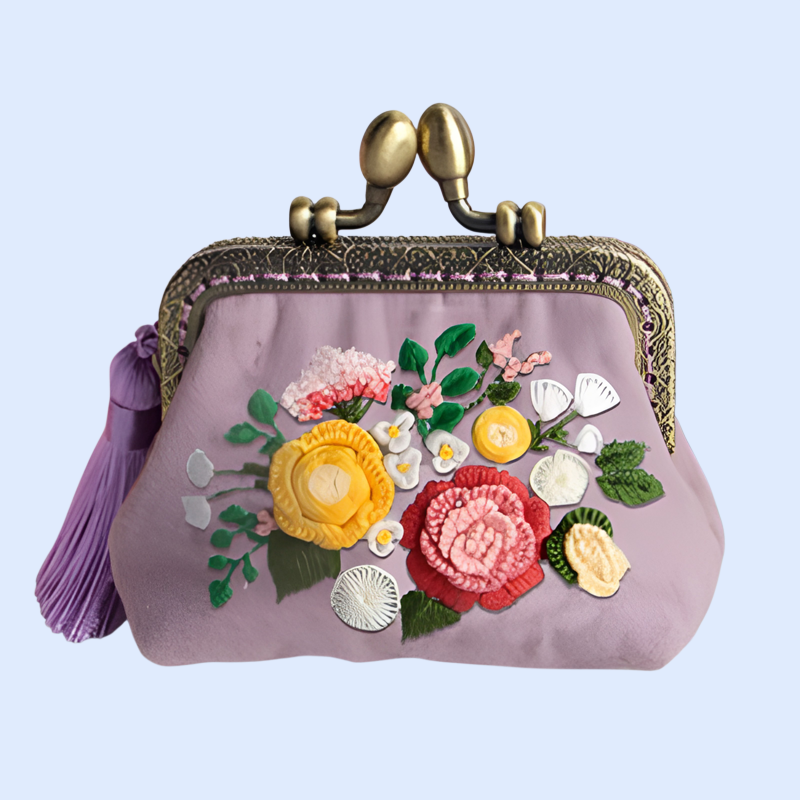 手工藝蘇繡花包布