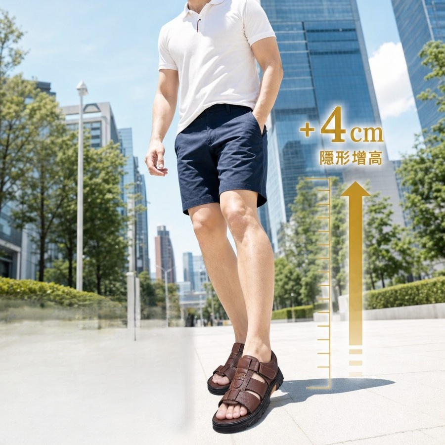 【日本骨科激推】3D足弓減壓男士凉拖鞋防滑