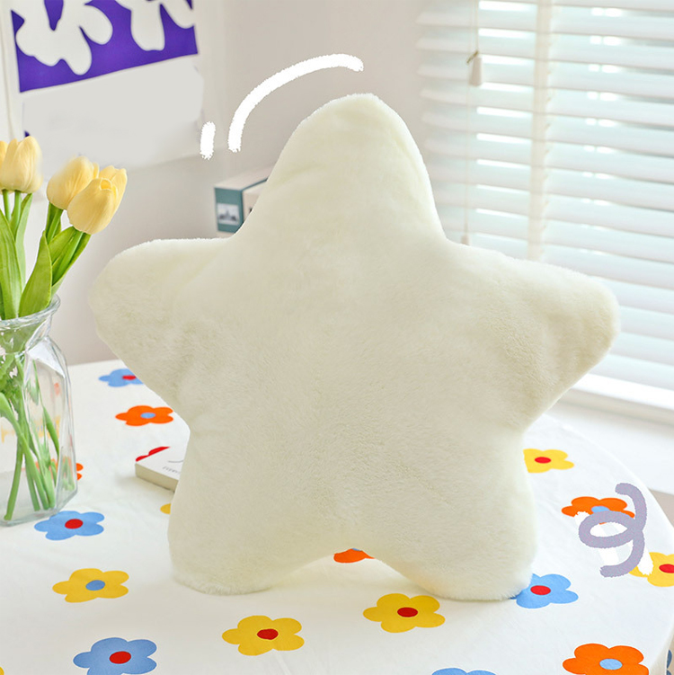 超軟星星毛絨陪睡抱枕