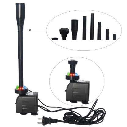 LED燈三合一造景水泵魚缸增氧泵