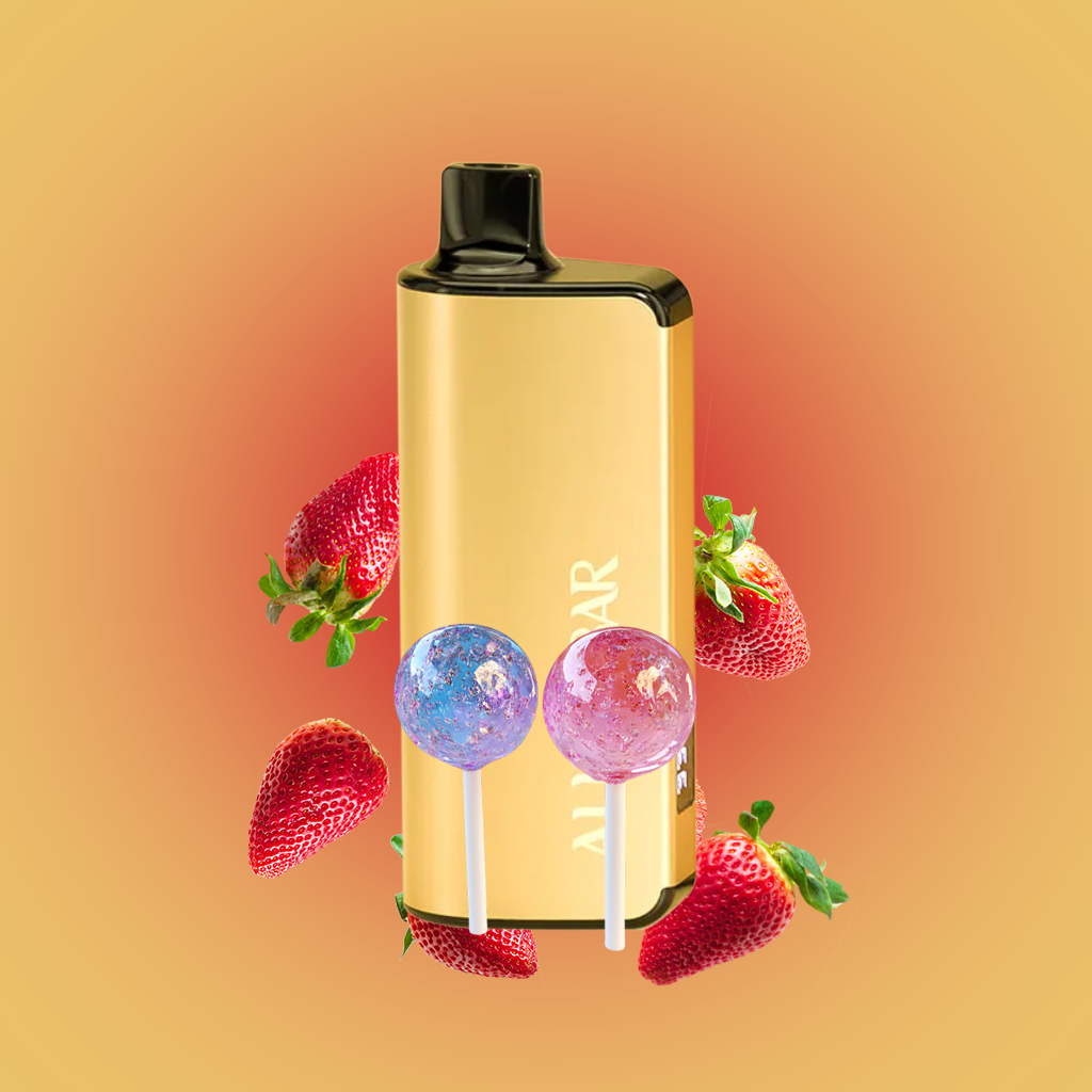 Chupa Chups Strawberry Alibarbar Ingot