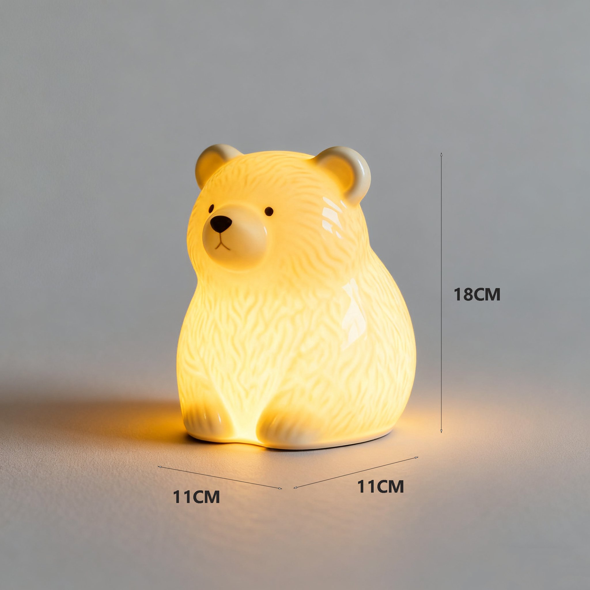 โคมไฟกลางคืน LED รูปหมีขั้วโลก