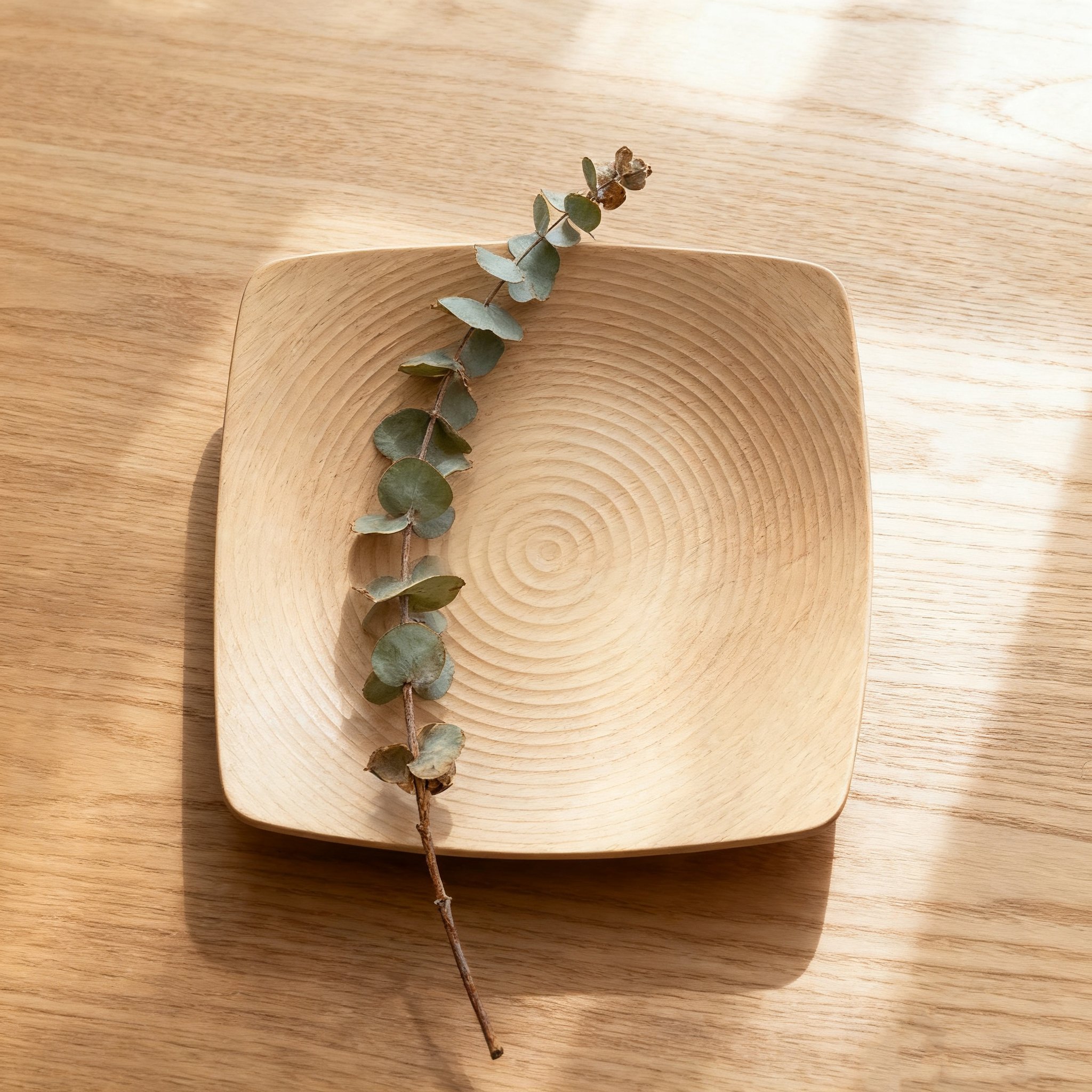 จานสี่เหลี่ยมวัสดุคุณภาพสูง