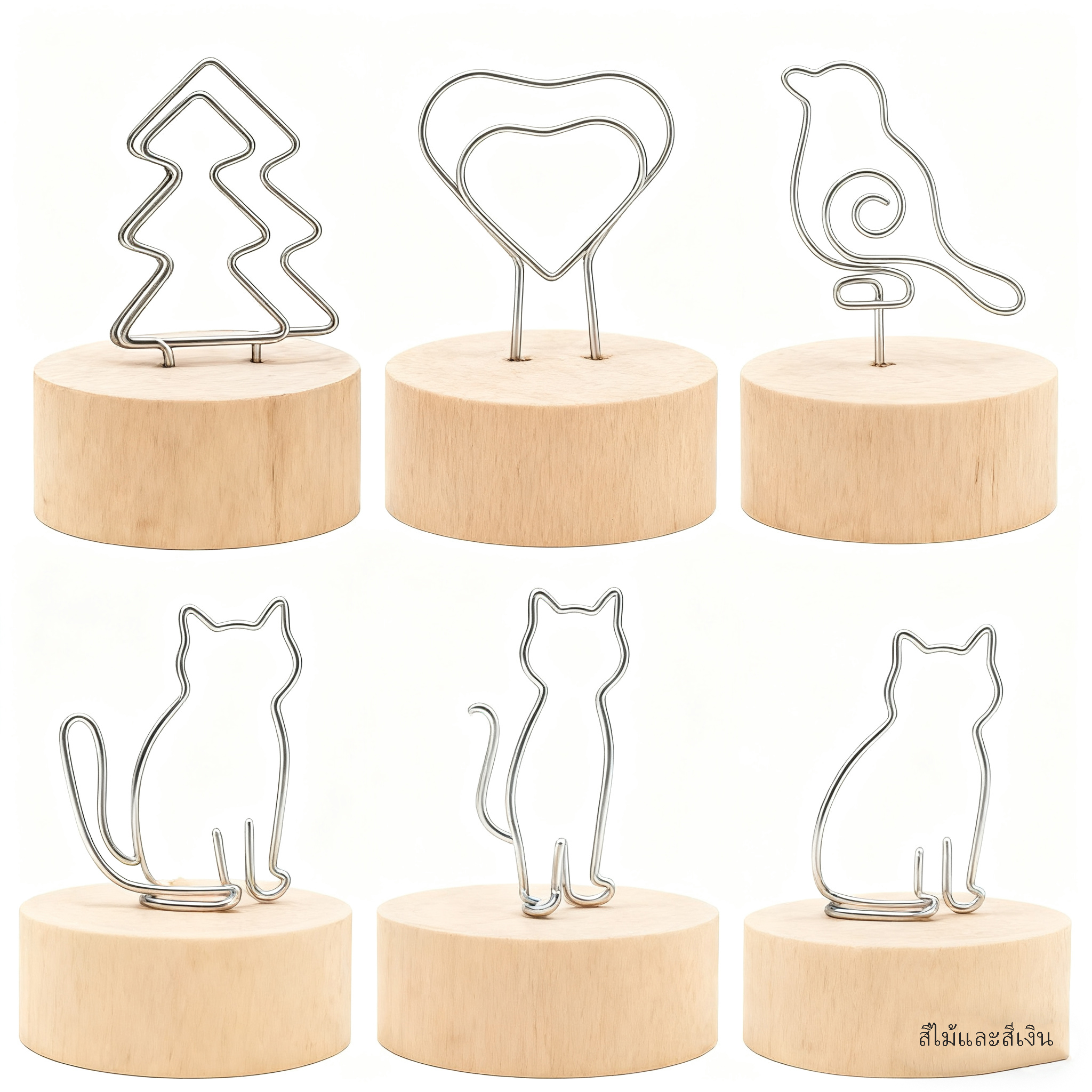  ที่หนีบรูป DIY ไม้คลิป