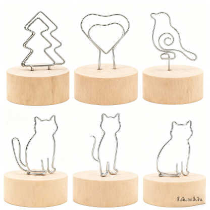  ที่หนีบรูป DIY ไม้คลิป