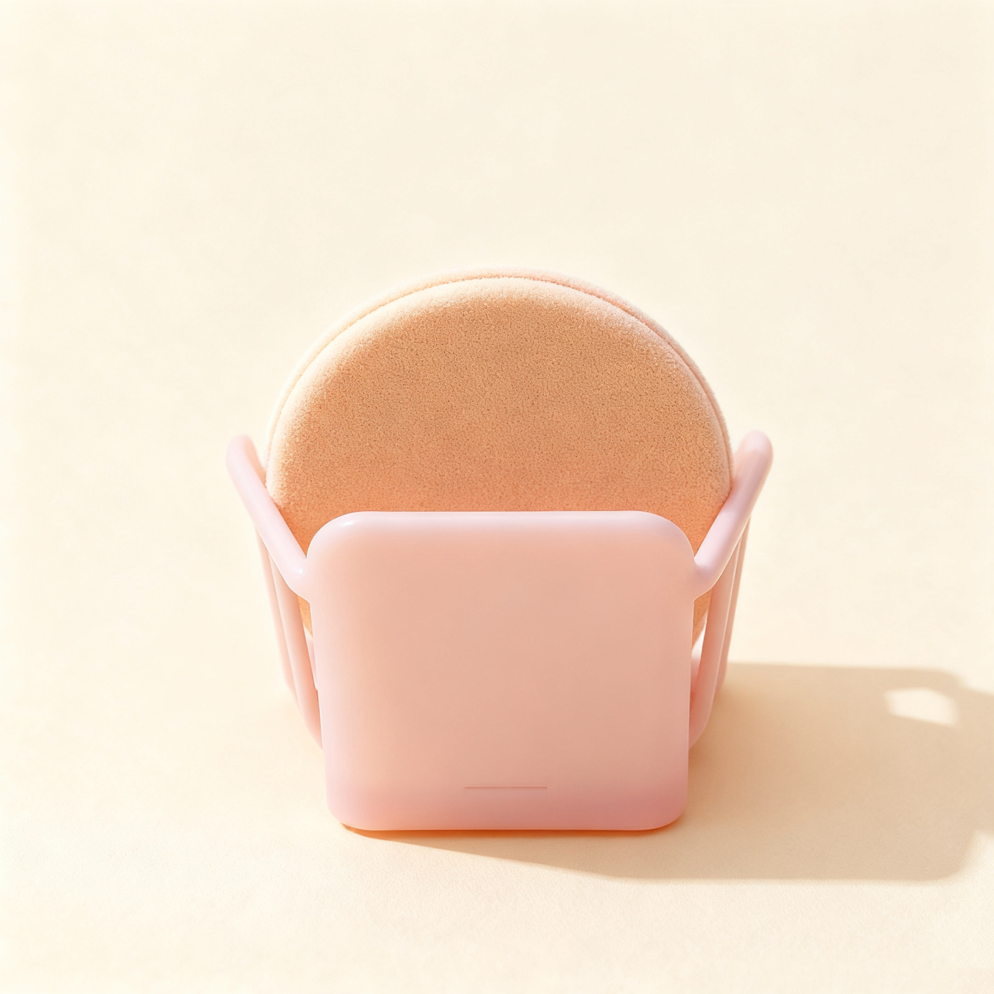  ที่หนีบพัฟแต่งหน้าสีชมพู (แพ็ค 10 ชิ้น)