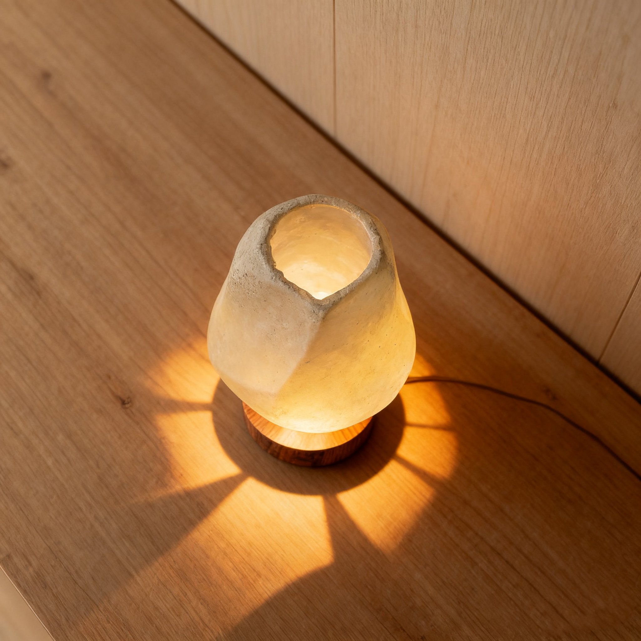 โคมไฟตั้งโต๊ะรูปทรงเก๋ไก๋เสริมบรรยากาศบ้าน