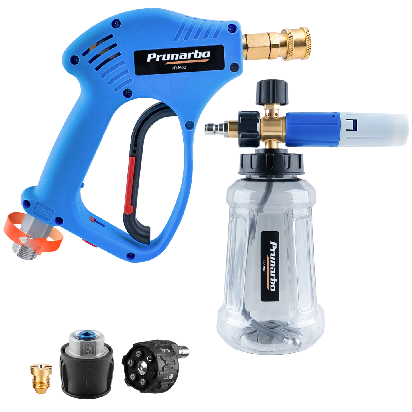 【プロ仕様】ショートガン BOSCH(ボッシュ)/京セラ対応 スイベル付き フォームガン 真鍮製 洗車 洗床 掃除用