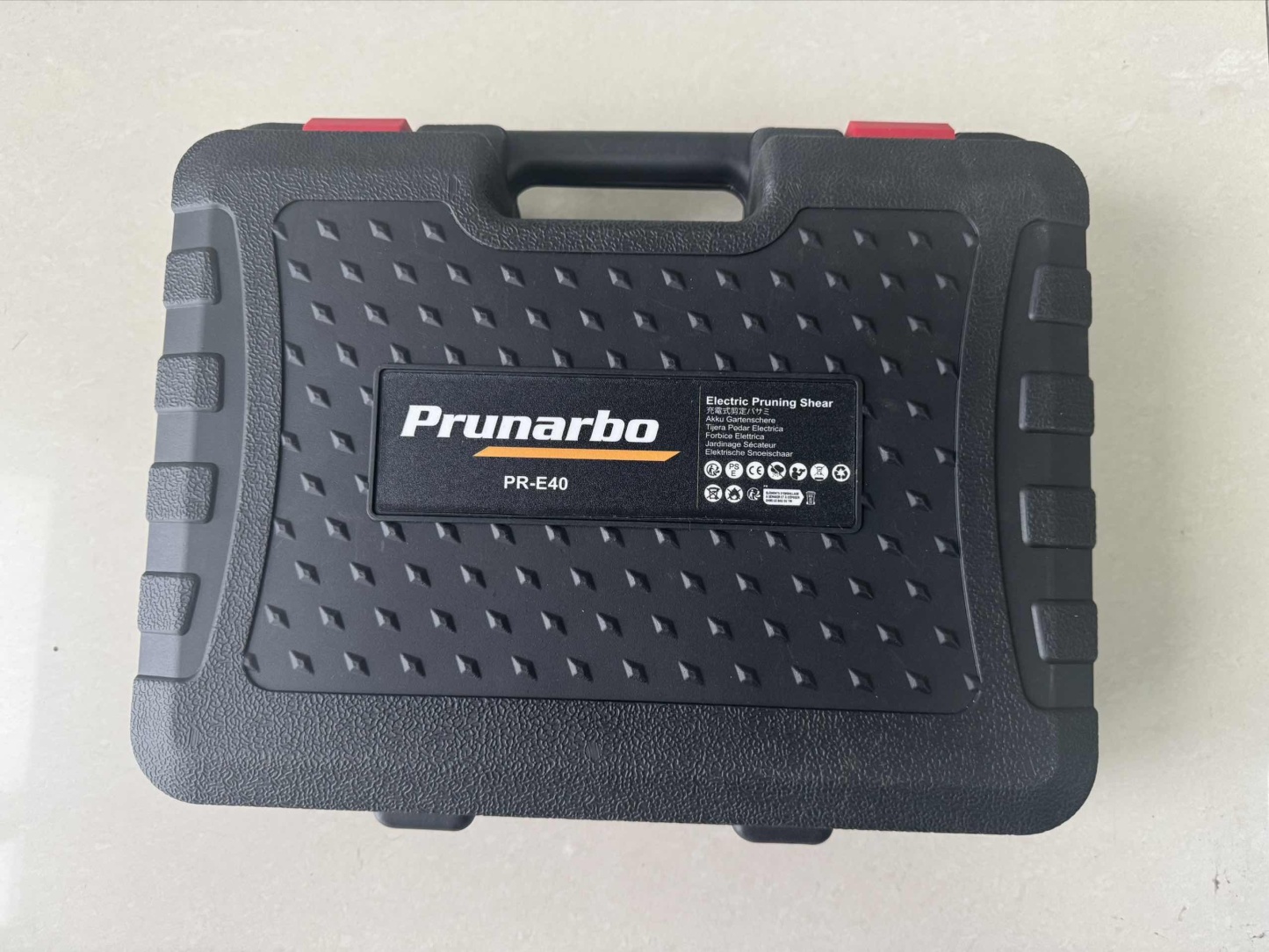 PR-E40の収納ケース 40mm電動鋏用 プラスチックケース ボックスのみ (PR-E40-Box)