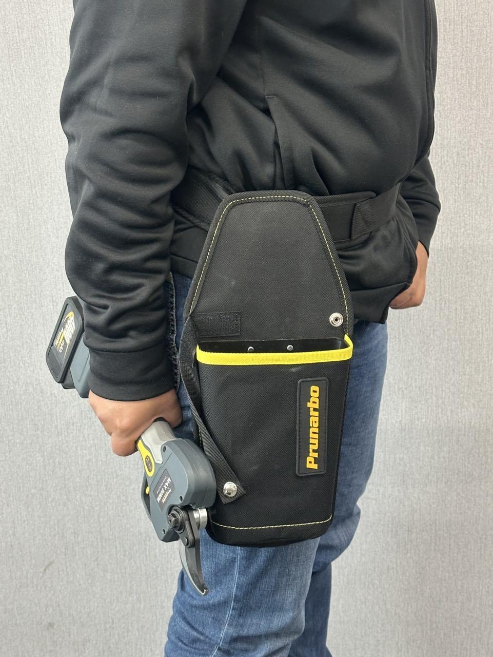 ウェストバッグ2.0 電動鋏用 【アップグレードモデル】 脱着自由レッグストラップ付 高強度プラスチック製 ハードインナー 安定性抜群