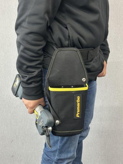 ウェストバッグ2.0 電動鋏用 【アップグレードモデル】 脱着自由レッグストラップ付 高強度プラスチック製 ハードインナー 安定性抜群