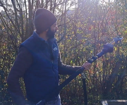 【40mm鋏ポール付きセット】電動ハサミ バッテリー2個付き マキタ互換 予備上刃1個付き 品番:PR-E40