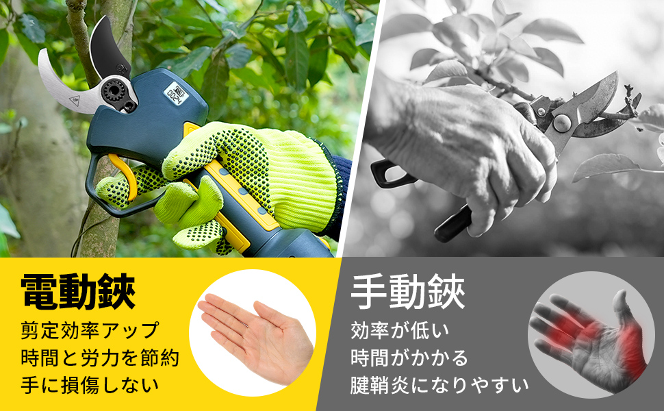 剪定効率アップ