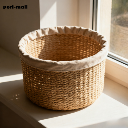 Japanese hand-woven storage basket (3 pieces)