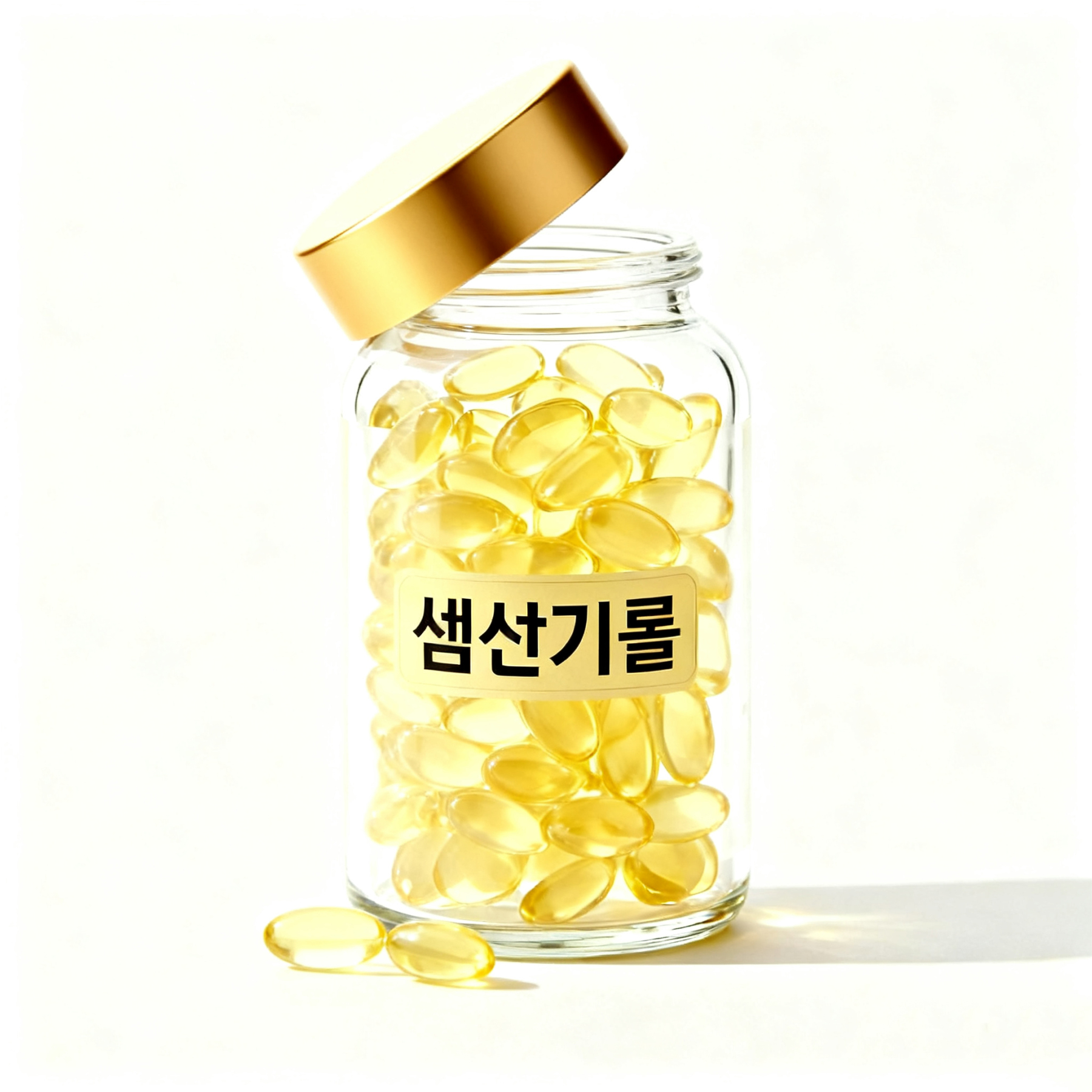 건강한 영양의 오메가3 피쉬 오일