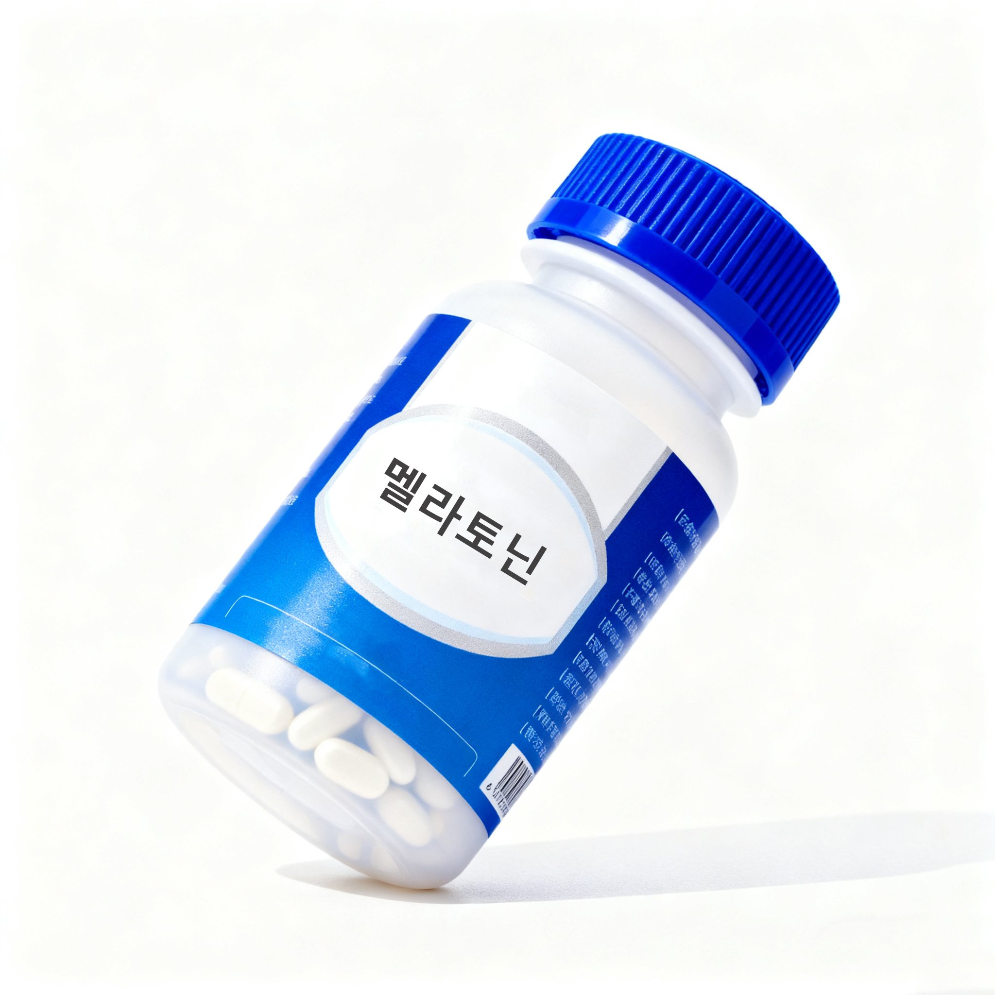 멜라토닌 영양제와 편안한 숙면 이미지