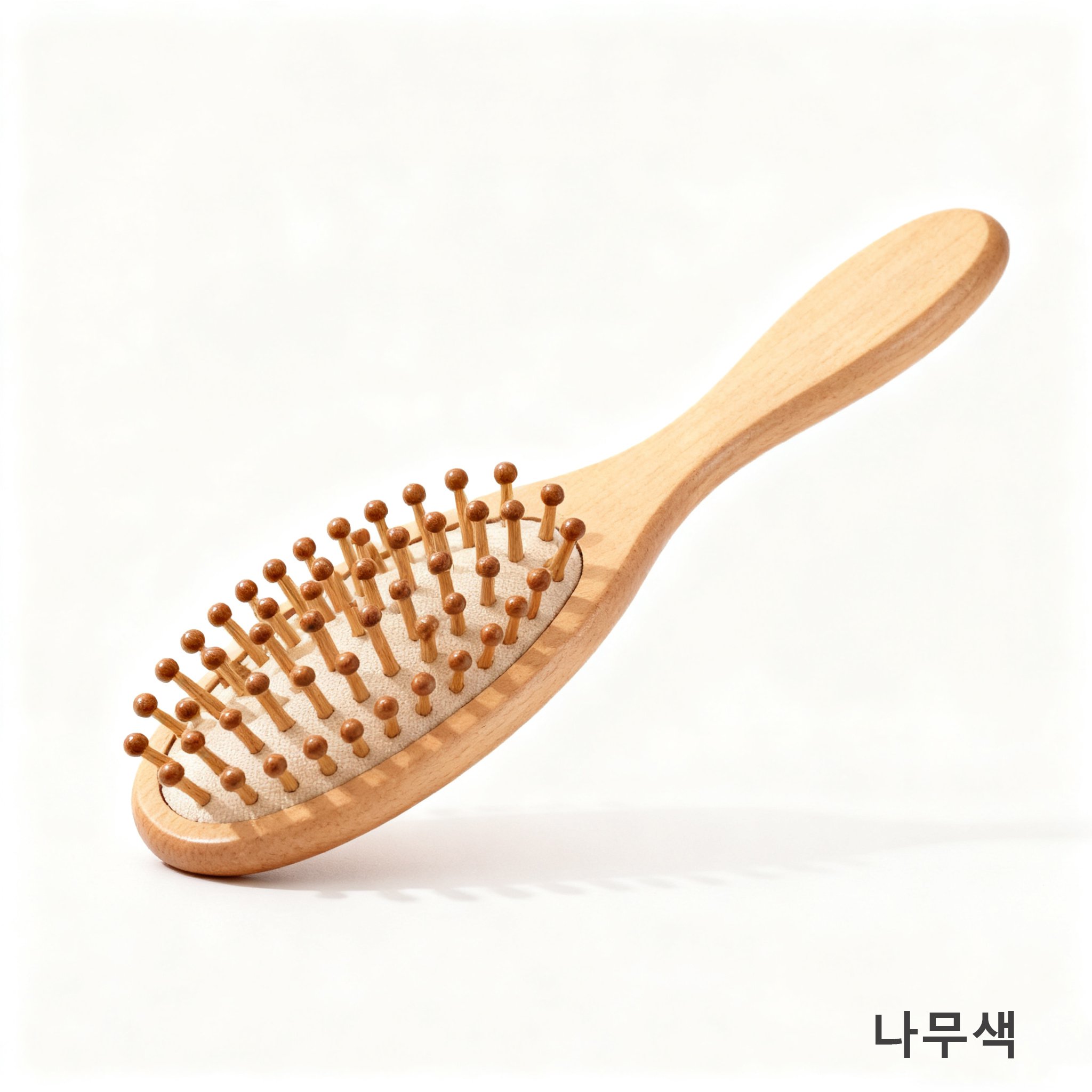 실리콘 재질의 두피 마사지 브러쉬 디테일