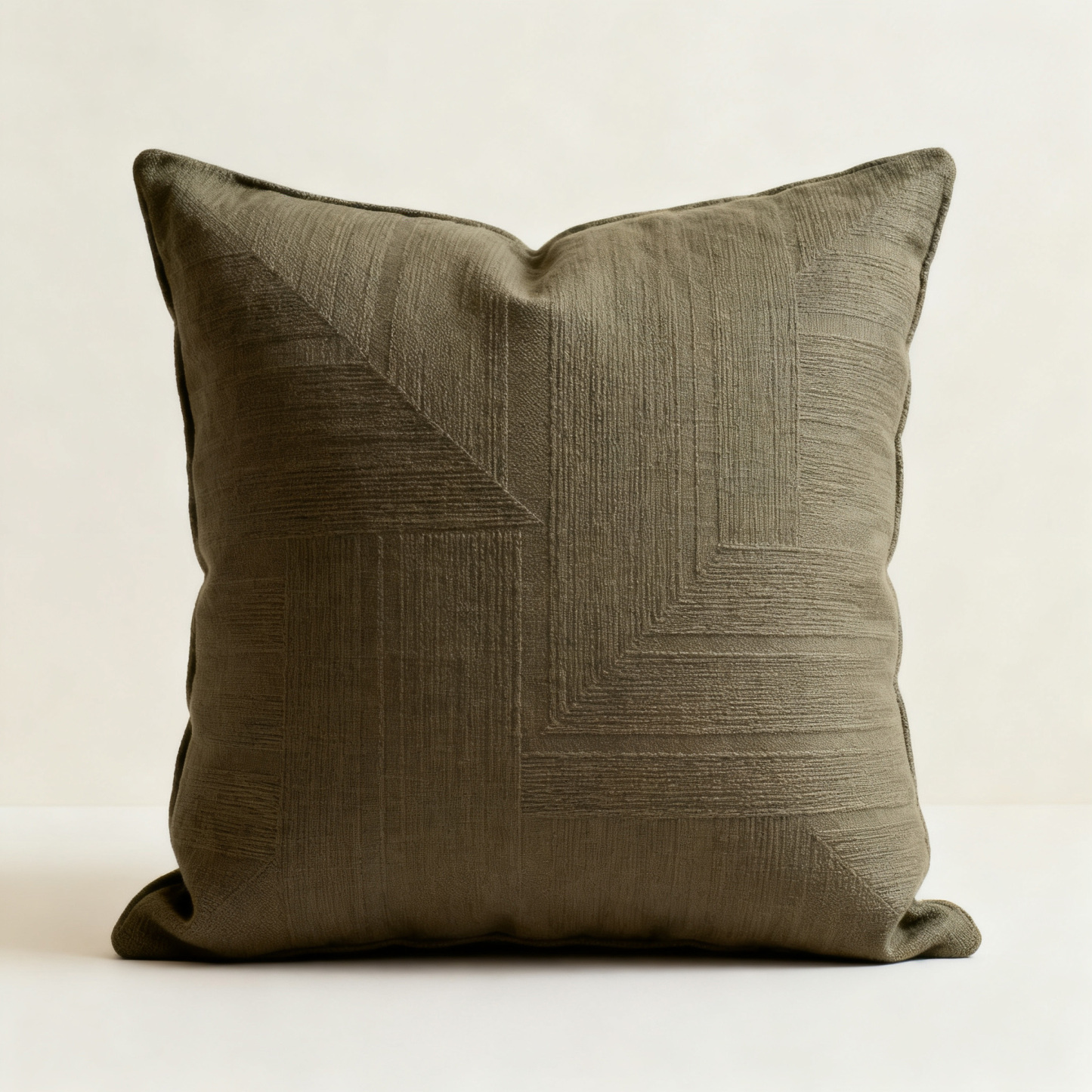 หมอนอิงผ้าลินิน Shua สำหรับตกแต่งบ้าน (แพ็ค 4 ชิ้น)