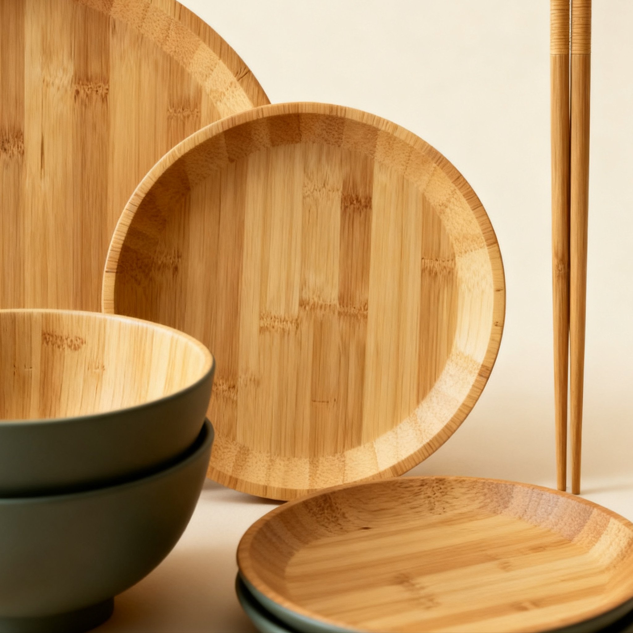 ช้อนส้อมไม้ไผ่ดีไซน์ทันสมัย