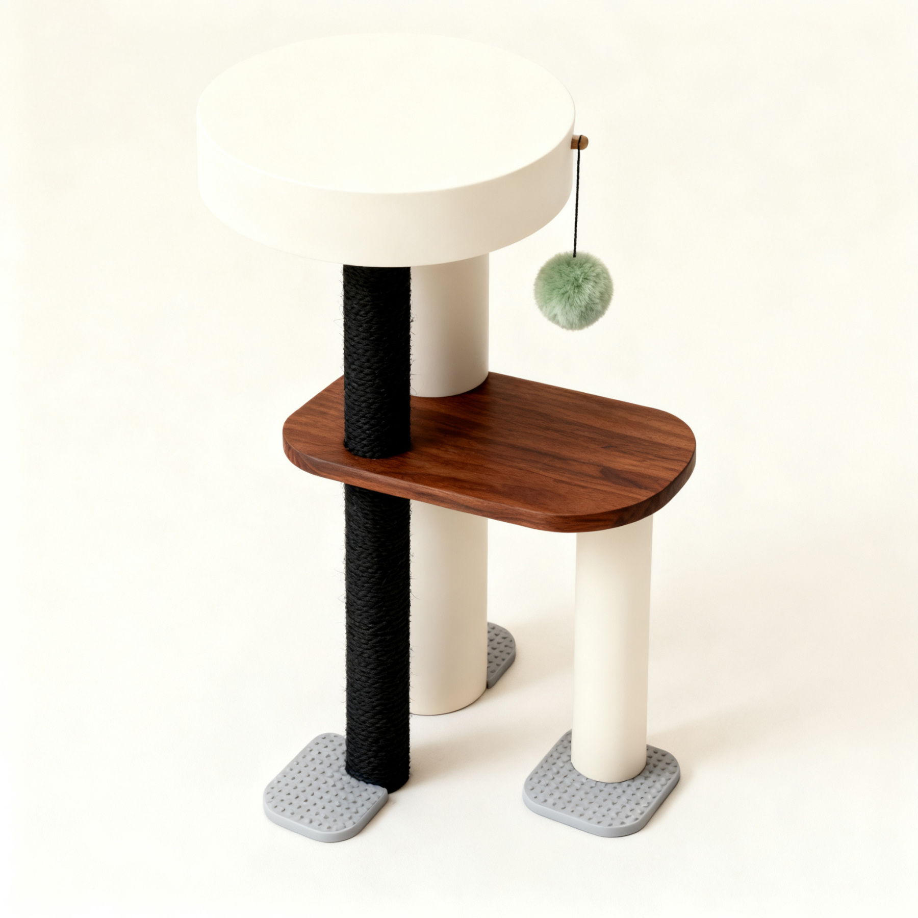 แท่นปีนสำหรับแมวดีไซน์ทันสมัยวัสดุผสม