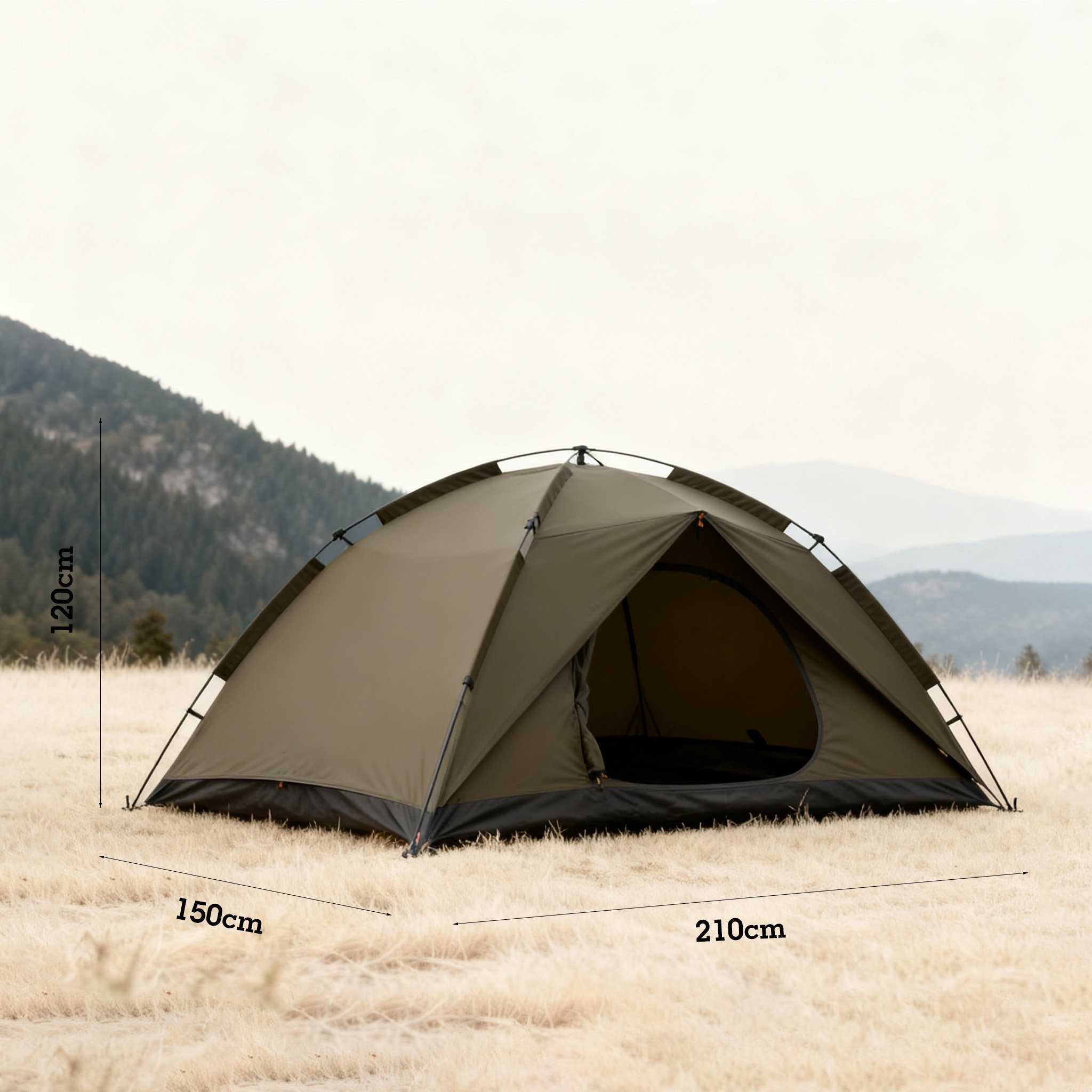 เต็นท์กันน้ำป้องกันฝนและลมอย่างมีประสิทธิภาพ