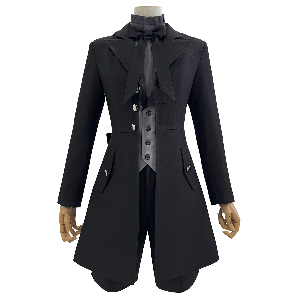 【在庫品】HOLOUN 黒の執事2 悪魔化 シエル・ファントムハイヴのコスプレ服 私服 日常着 貴族風 コスチューム 変身 仮装 クリスマス 祝日贈り物 ハロウィン適用 