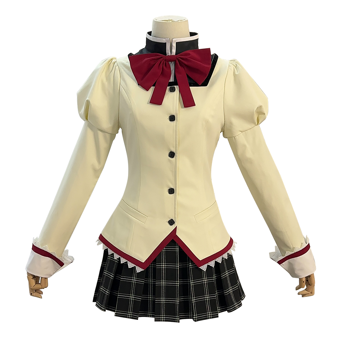 【在庫品】HOLOUN 魔法まどカマギカ 見滝原中学 劇場版廻天 制服スーツ 鹿目まどか 暁美ほむら 美樹さやか 巴マミ 佐倉杏子 コスチューム 変身 仮装 クリスマス 祝日贈り物 ハロウィン適用 