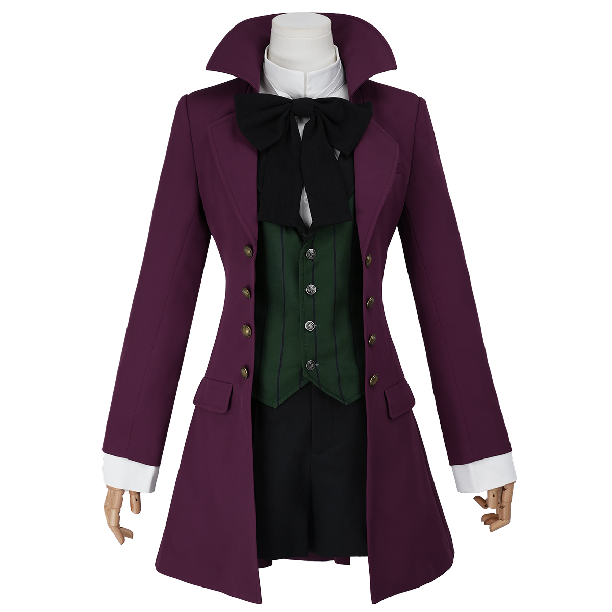 【新着商品】HOLOUN 黒の執事 アロイス・トランシーのコスプレ衣装 私服 日常着 貴族風 コスチューム 変身 仮装 クリスマス 祝日贈り物 ハロウィン適用 