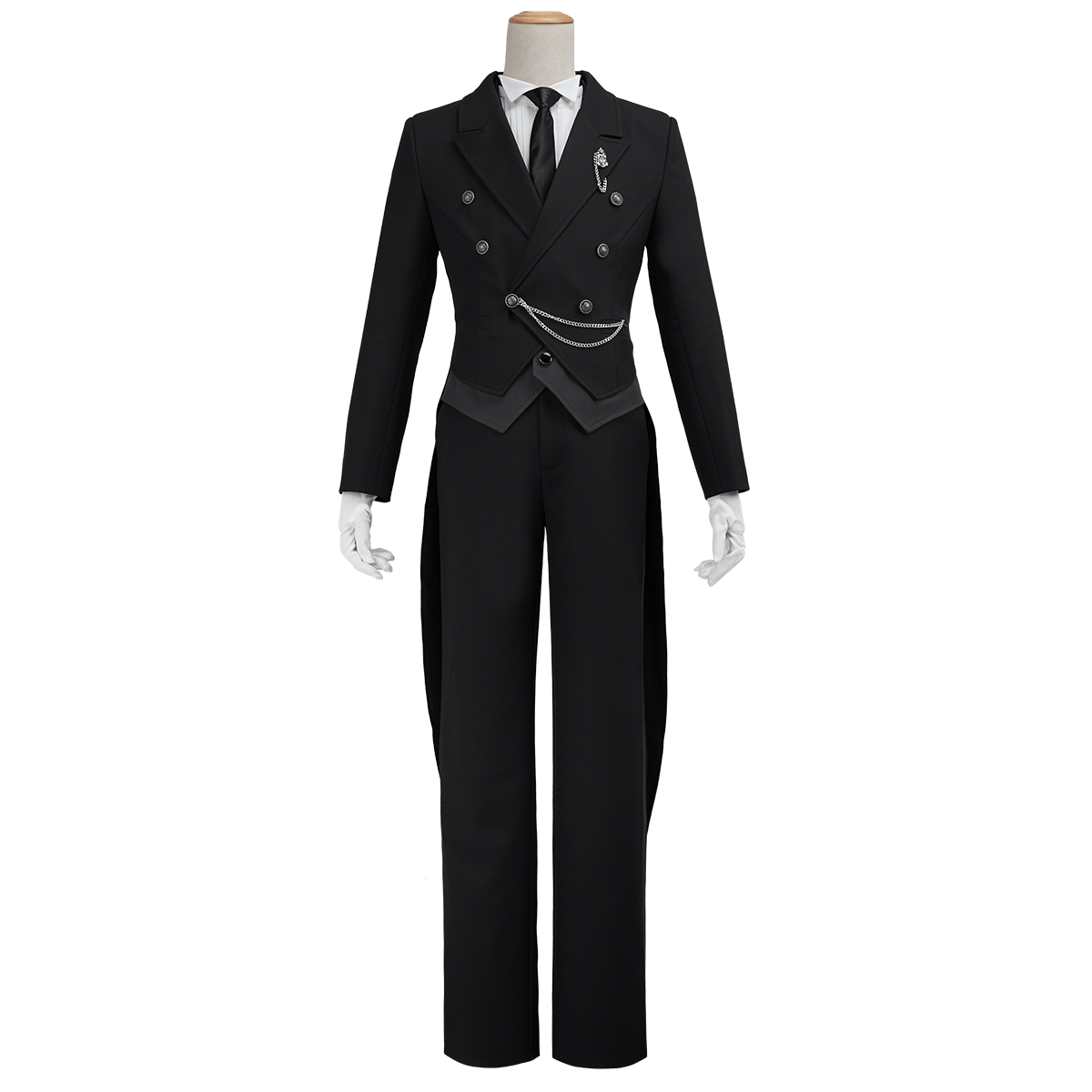 【新着商品】HOLOUN 黒の執事 セバスチャン・ミカエリスのコスプレ衣装 私服 日常着 貴族風 コスチューム 変身 仮装 クリスマス 祝日贈り物 ハロウィン適用 